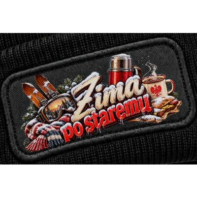 Czapka Zimowa PRL Zima Po Staremu,Nostalgia retro