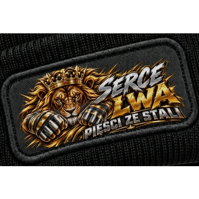 Czapka Zimowa Sporty Walki Serce Lwa, Czapka dla miłośnika treningów