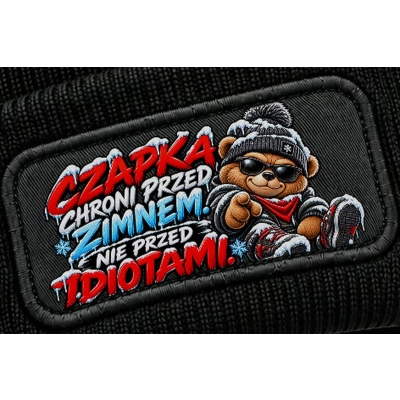 Czapka Zimowa Śmieszna Czapka Chroni Przed Zimnem,Czapka z charakterem
